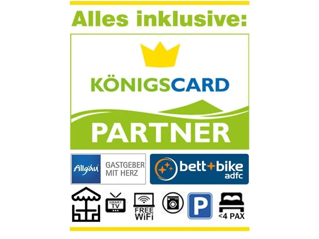 Alpina Zon-Appartement Met Xl-Terras Fussen Germany